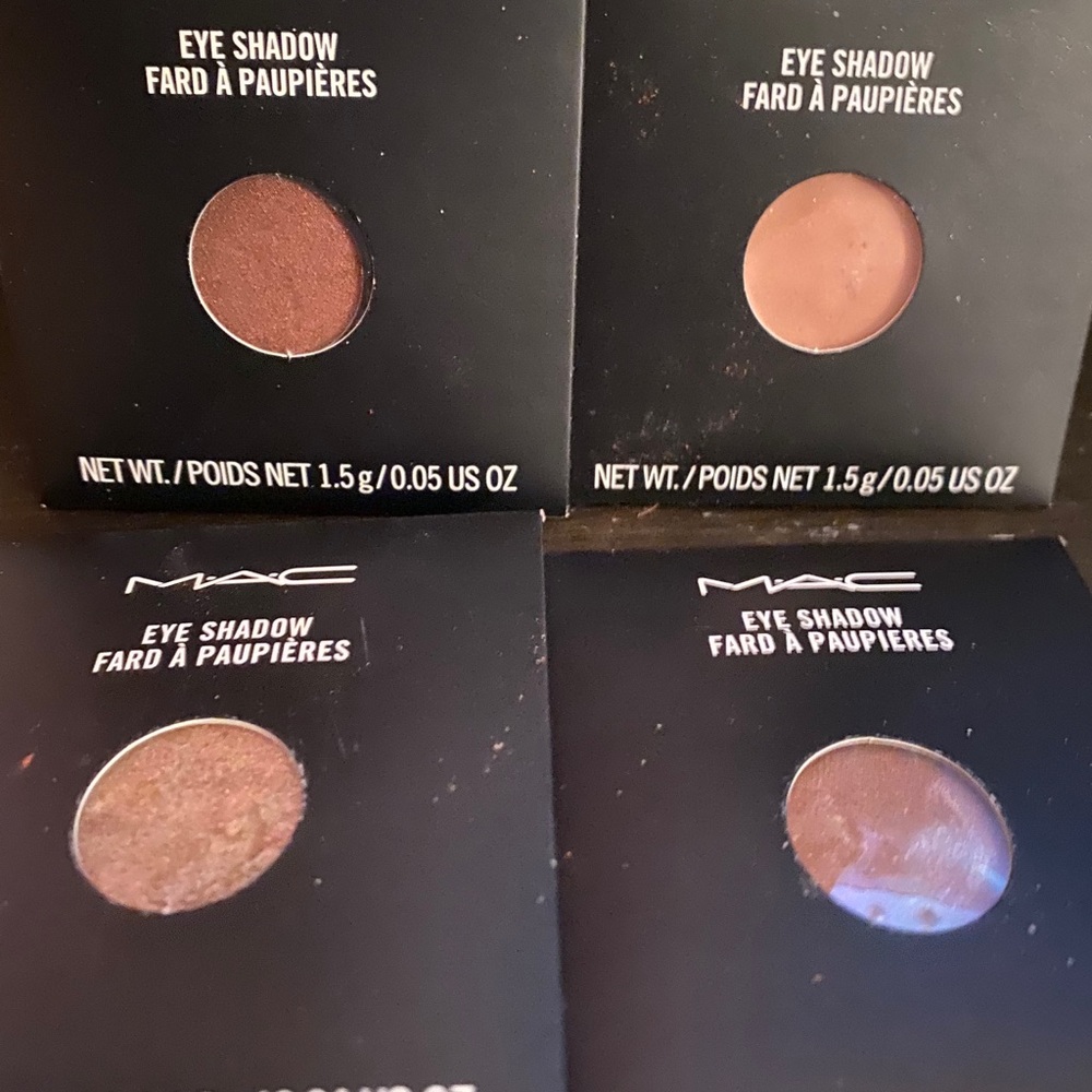 Mac single eyeshadows